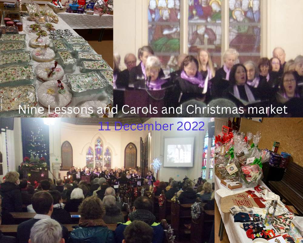 Nine Lessons and Carols and Christmas market 11 December 2022