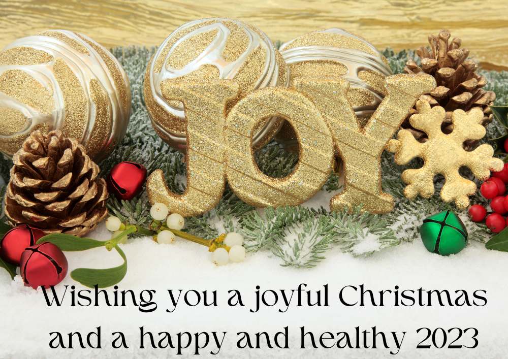 Wishing you a joyful Christmas and a happy and healthy 2023
